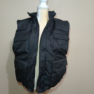 Maximos Men's Dark Tactical Vest Multi Pocket Tactical Military Fishing